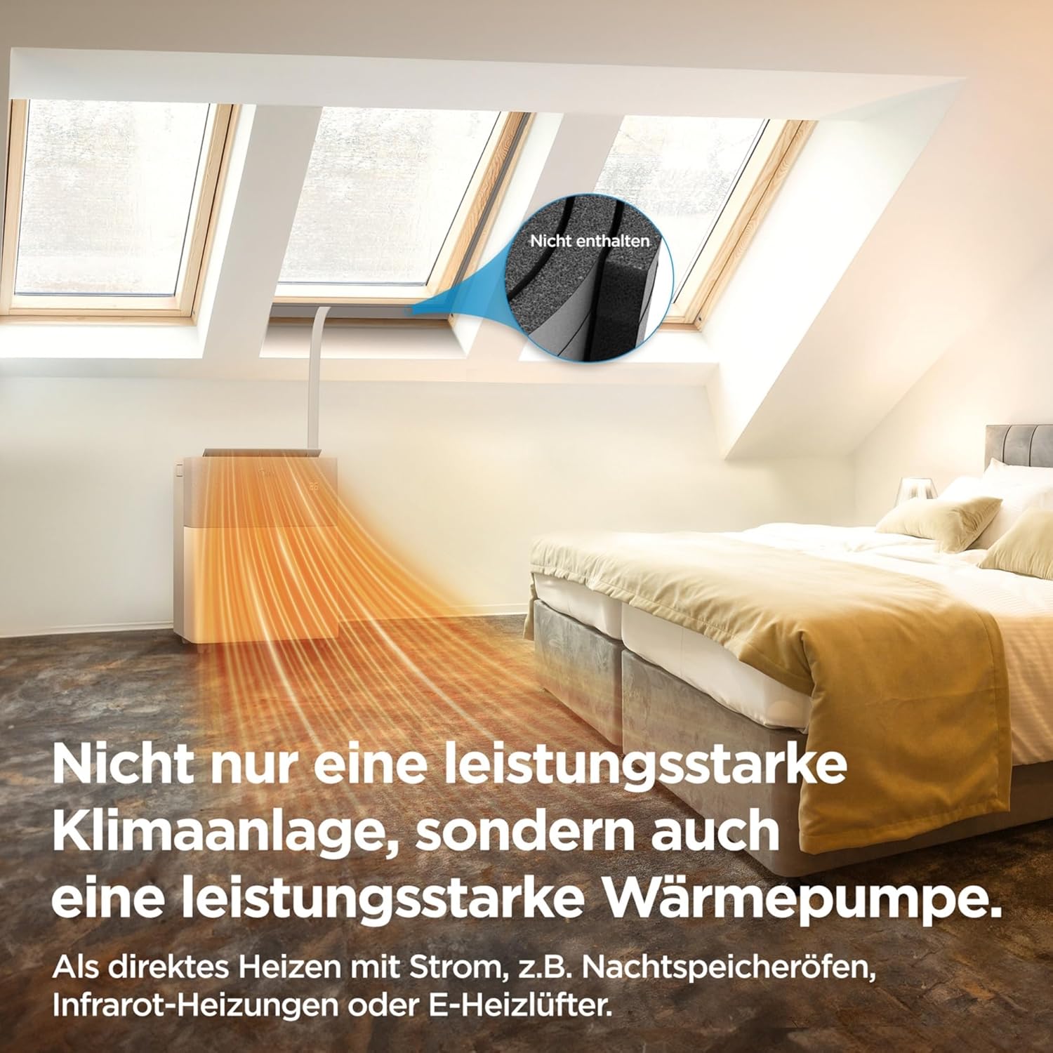 Midea mobile Split-Klimaanlage PortaSplit 12.000 BTU / 3,5kW